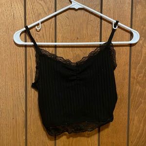 Shein•Black tight tank/crop top•Size Medium